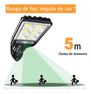 SolarLamp™ ☀️| Lampara Solar con Sensor 30w + Control